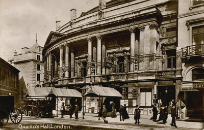 クイーンズホール、ランガムプレイス、ロンドン1902年5月 作： English Photographer