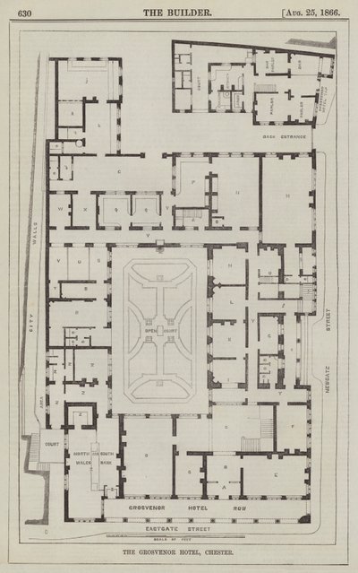 The Grosvenor Hotel, Chester (Englanding) 作： English School