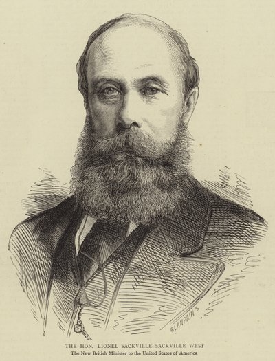 The Honourable Lionel Sackville Sackville West (Engraving) 作： English School