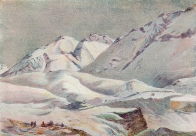 The Andes（カラーリトグラフ 作： Ernest William Christmas