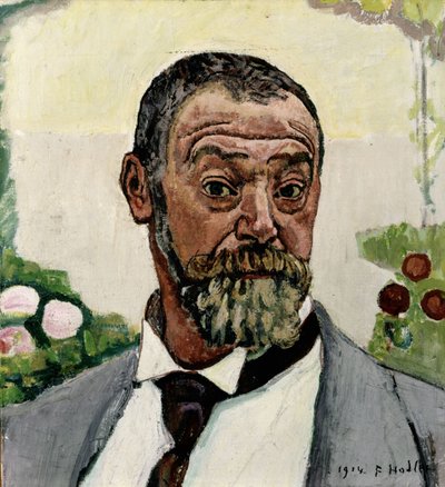 自画像 作： Ferdinand Hodler