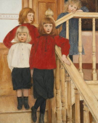 ムッシューネーヴの子供たち 作： Fernand Khnopff