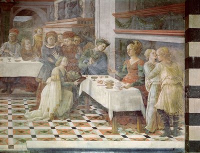 ヘロデの饗宴、1452-64 作： Filippino Lippi