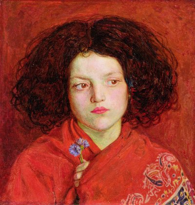 アイルランドの女の子 作： Ford Madox Brown