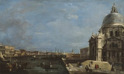 大運河、ヴェネツィア 作： Francesco Guardi