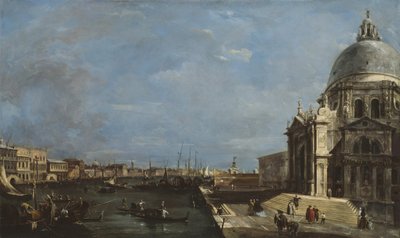 大運河、ヴェネツィア、c。 1760年。 作： Francesco Guardi