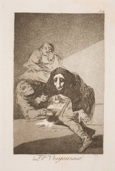 恥知らずな方 作： Francisco de Goya