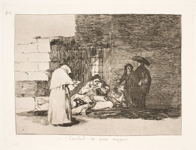 女の慈悲 (49) 作： Francisco de Goya