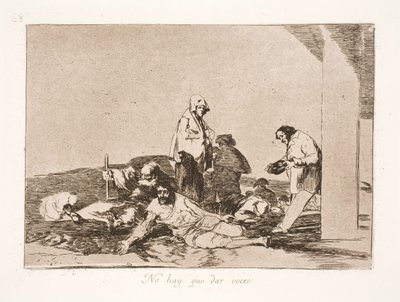 不平を言っても何の役に立つのか (58) 作： Francisco de Goya