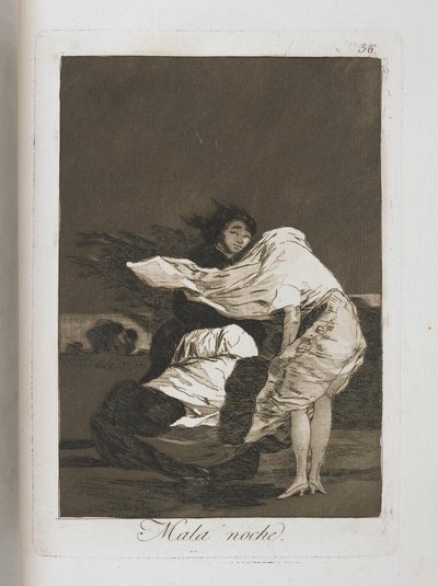 ロスカプリチョスのプレート、1797年〜1798年 作： Francisco de Goya