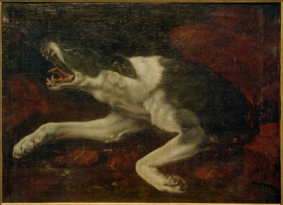 負傷した犬 作： Frans Snyders or Snijders