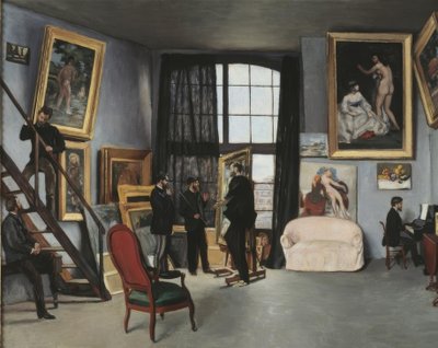 バジルのワークショップ 作： Jean Frederic Bazille