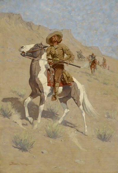 スカウト、c。 1902 作： Frederic Remington