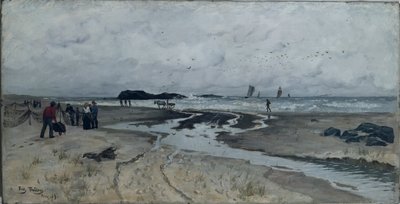 銀行 作： Fritz Thaulow