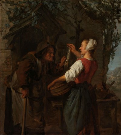 ニシンの売り手、1661-62年 作： Gabriel Metsu