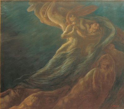 パオロとフランチェスカ 作： Gaetano Previati