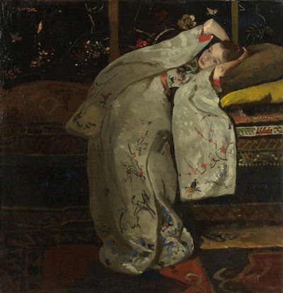 白い着物の女の子 作： Georg Hendrik Breitner