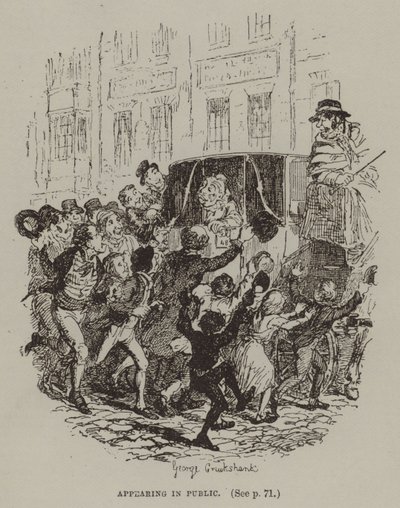 公衆の面前で（彫刻 作： George (after) Cruikshank