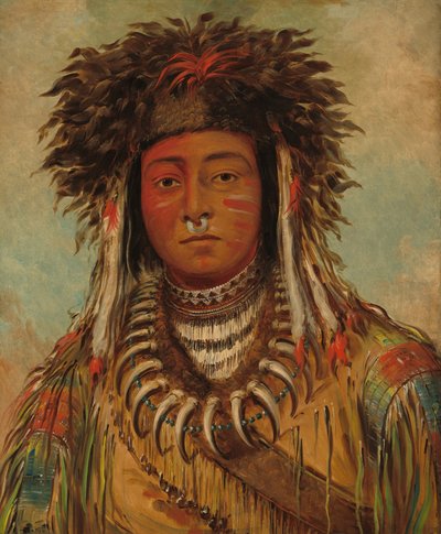 ボーイチーフ - オジベウェイ 作： George Catlin