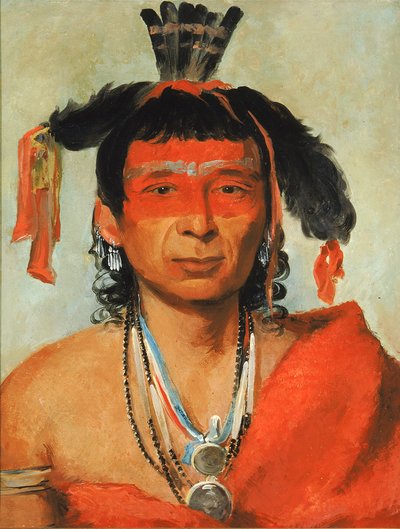 マシュ・キー・ウェット、グレート・ダンディ、1831年。 作： George Catlin