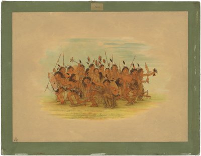 スカルプダンス - スー 作： George Catlin