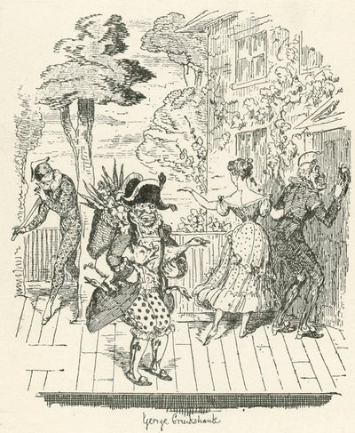 ハーレクイナードのジョセフグリマルディ 作： George Cruikshank