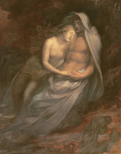 パオロとフランチェスカ 作： George Frederic Watts