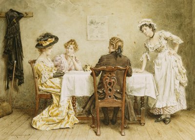 旅行者、 作： George Goodwin Kilburne