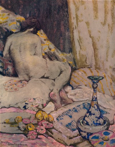 ペルシャの花瓶、c1916 作： George Sheringham