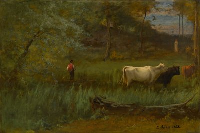 牧歌、1882年から85年 作： George Snr. Inness