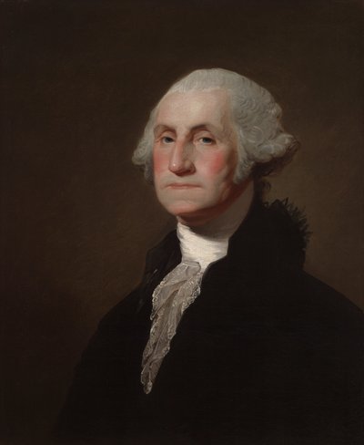 ジョージ・ワシントン (1732-1799), LL.D. 1781年 作： Gilbert Stuart