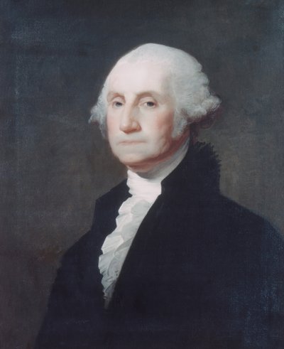 ジョージワシントン、ca。 1803。 作： Gilbert Stuart