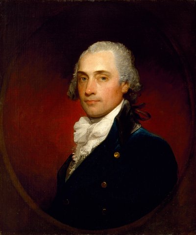 ジョン・ヴォーンの肖像、1795年 作： Gilbert Stuart