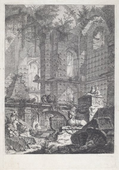 埋葬室 作： Giovanni Battista Piranesi