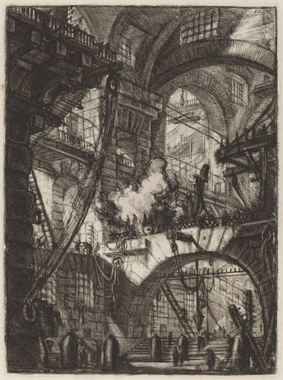 スモーキングファイア 作： Giovanni Battista Piranesi