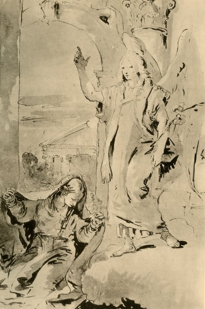 受胎告知、18世紀半ば、1928 作： Giovanni Battista Tiepolo