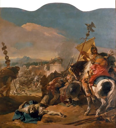 カルタゴの占領、1725-29。 作： Giovanni Battista Tiepolo