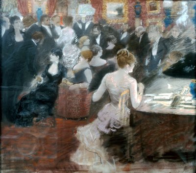 マチルド王女のサロン 作： Giuseppe de Nittis