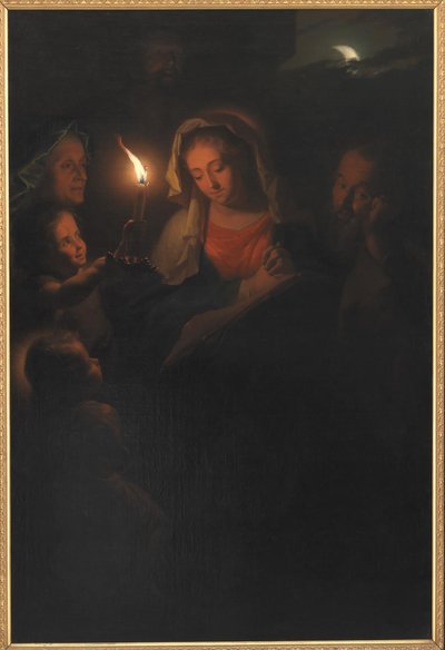 聖家族 作： Godfried Schalcken