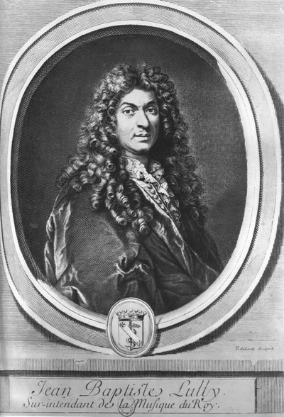 Jean-Baptiste Lully、フィレンツェ生まれのフランスの作曲家 作： Gérard Edelinck