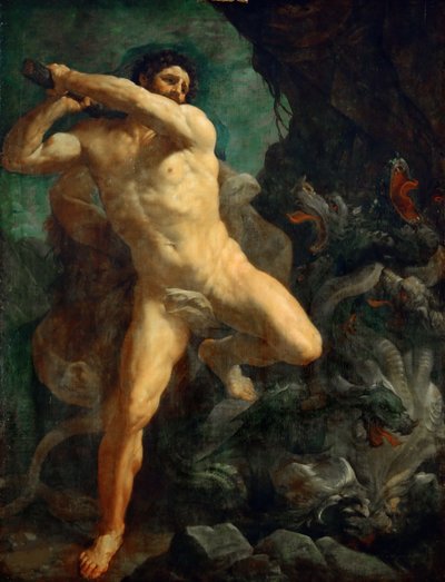 ヘラクレスがラーナのハイドラを倒す、1620-1621。 作： Guido Reni