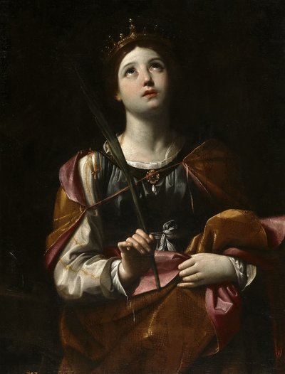 アレクサンドリアの聖カタリナ、1606年頃。 作： Guido Reni