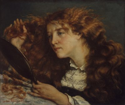 ジョー、ラベルイランデーズ、1856-66年 作： Gustave Courbet