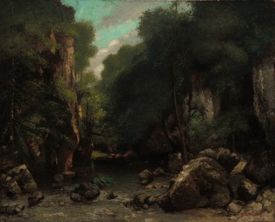 レ・ピュイ・ノワールの谷、1868年。 作： Gustave Courbet