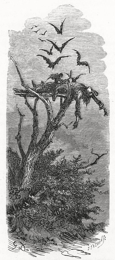 ケルティックスカイの埋葬、1866 作： Gustave Dore