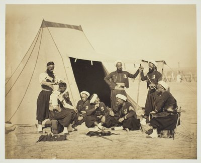 無題 (Zouaves) 作： Gustave Le Gray