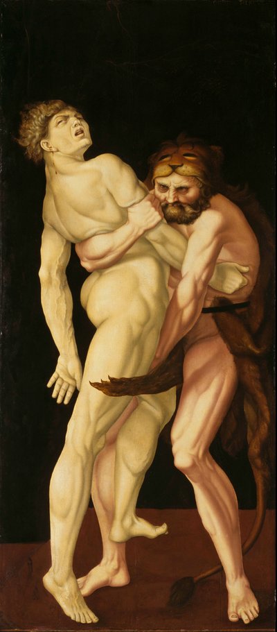 ヘラクレスとアンテウス 作： Hans Baldung Grien