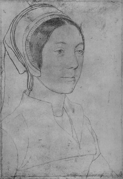 「A Lady: Unknown」、c1532-1543 1945 作： Hans Holbein der Jüngere