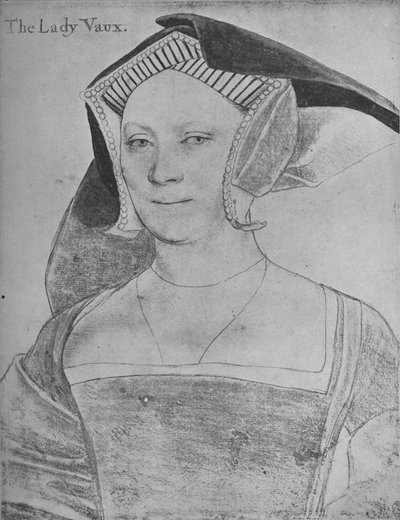 エリザベス、レディヴォー、c1536 1945 作： Hans Holbein der Jüngere