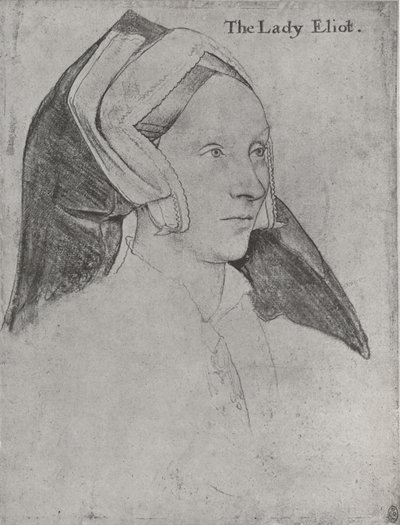 マーガレット、レディエリオット、c1532-1534 1945 作： Hans Holbein der Jüngere